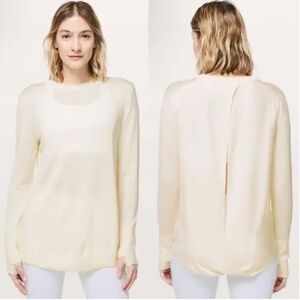 Lululemon Still At Ease Cashmere Blend Pullover Excellent condition